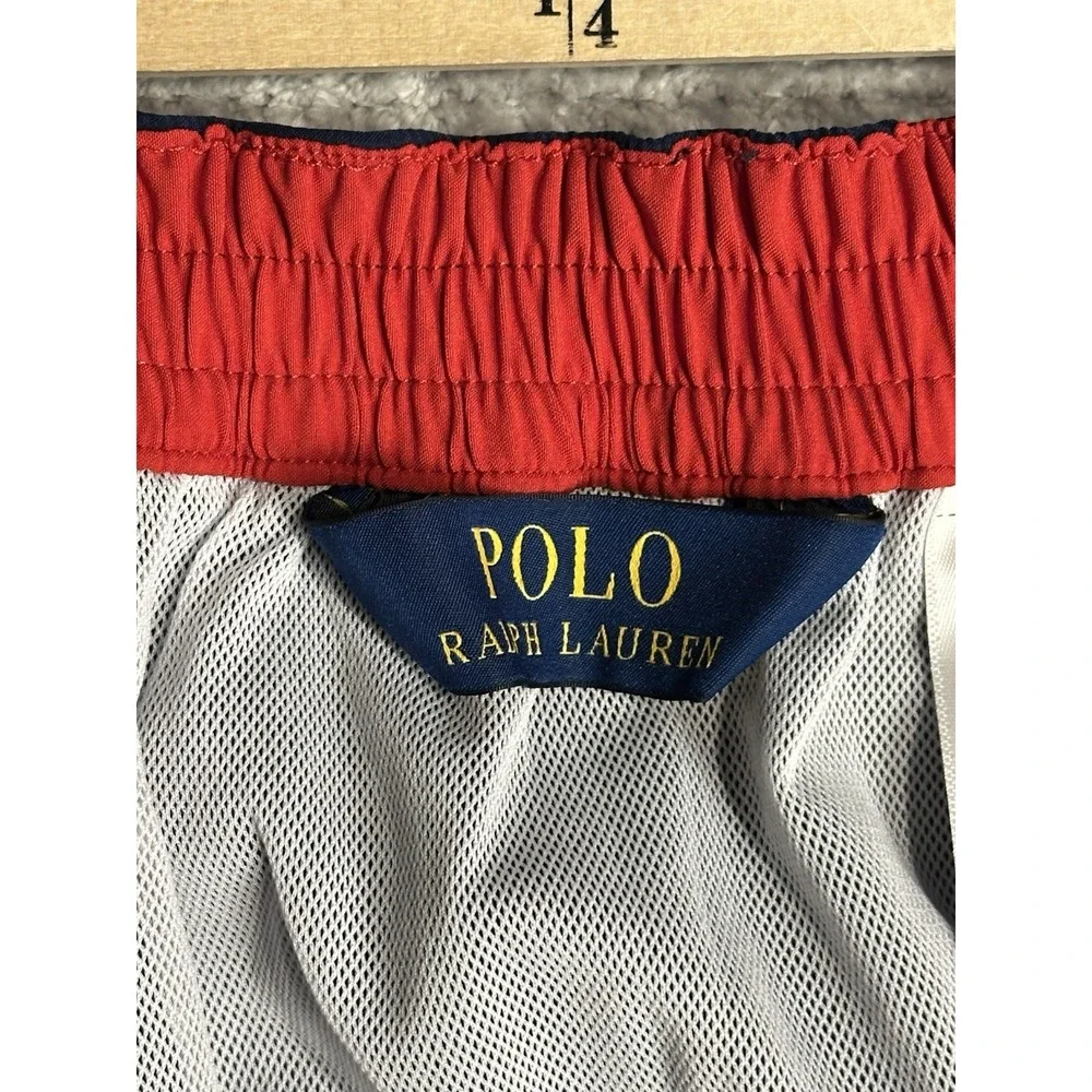 Polo Ralph Lauren Swimwear Cargo Swim Trunks Lined Pony Navy Mens 2XB
